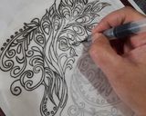 Foto langkah ke 2 dari resep Puding Lukis / Puding Batik.