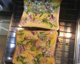 A picture of step 3 of Pizza Toast.