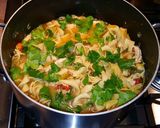 A picture of step 3 of Mike's Spicy Mexican Sick Day Chicken Noodle Soup.