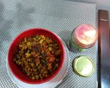 A picture of step 3 of Cauliflower with green peas and carrot potato.