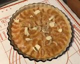 Une image de l'étape 11 de Tarte aux mandarines crème au pomelo (pâte brisée à la banane).