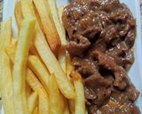 Foto langkah ke 5 dari resep Bistik Daging Sapi.