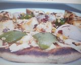 A picture of step 14 of No oven cheese pizza with wheat flour no yeast || pan pizza.