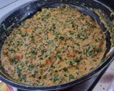 A picture of step 5 of Veg Methi chaman.