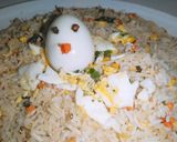 A picture of step 7 of Egg fried Rice with mayo garlic sauce.