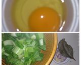 Foto langkah ke 1 dari resep 23. Oseng Caisim Telur#BikinRamadhanBerkesan.