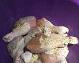 A picture of step 2 of Icky Sticky Fried Chicken.