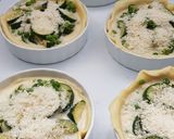 Une image de l'étape 3 de °Tartelettes courgette, petits pois et menthe°.