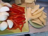 Colita al horno con papas