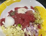 Hình bước làm 2 của món Gỏi rau càng cua thịt bò