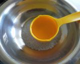 A picture of step 3 of Eggless Battenberg Cake.
