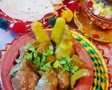 A picture of step 6 of Hara masala kaleji.