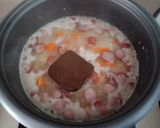 Hình bước làm 4 của món Udon Karei (Mì udon cà ri)