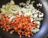 A picture of step 2 of Fish pie sauce.