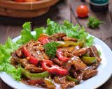Foto langkah ke 3 dari resep Daging masak kecap paprika.