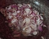 A picture of step 1 of Bhugal chawal.