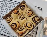 Foto langkah ke 15 dari resep (Sourdough Discard) Cinnamon Rolls - Tanpa Telur, Tanpa Mixer.