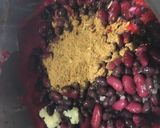 A picture of step 7 of Spicy Bean Burger.