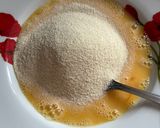 A picture of step 1 of Semolina dumplings for soup (krupicové knedličky).