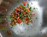 A picture of step 2 of Diet Bhel.