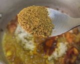 A picture of step 8 of Shola - The blend of Spinach and Lentils.