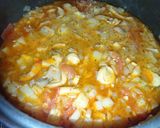 Kapros-gombás zúzapörkölt recept fázis 2 fotója