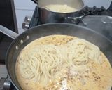 Foto del paso 3 de la receta: Espaguetis de Crema de Pernil Ahumado en Casa