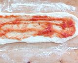 Perec pizza recept fázis 2 fotója