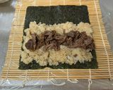 A picture of step 4 of Sukiyaki Beef Egg Roll.