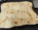 A picture of step 7 of Splash Of Colour ---- Traditional Festivities, Made Global, Pizza Paratha.