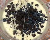 A picture of step 3 of Ricotta and Yogurt Cake with Chocolate and Blueberries.