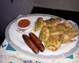 A picture of step 6 of Maru bhajia #quicksnackcontest #authorsmarathon.