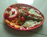 A picture of step 9 of Mixed vegetable Thepla Wrap.