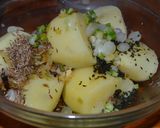 Foto del paso 3 de la receta: Ensalada alemana de papa con menta