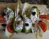 Foto del paso 2 de la receta: Endibias y cogollos con mayonesa de atún y aceitunas