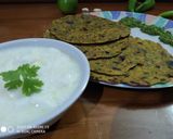 A picture of step 5 of Methi dhebara.