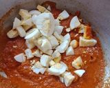 A picture of step 5 of Anda Makhni Biryani.