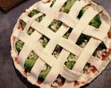 Tarta warzywna na cieście francuskim krok przepisu 2 zdjęcie