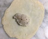 A picture of step 5 of Coconut Gujia.