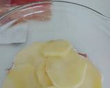 Foto del paso 3 de la receta Timbal de patata con crema de soja al microondas