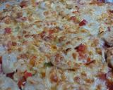 Foto del paso 3 de la receta Pizza casera Brackwurt con bacon y sofrito con curry