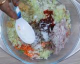 A picture of step 2 of Bread Manchurian.