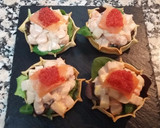 Foto del paso 7 de la receta: Canastillas con marisco y piña