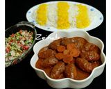عکس مرحله 5 از دستور کوفته سماق کردی (کوفته مرغ کوردی)