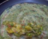 A picture of step 7 of Spinach dosa bites.
