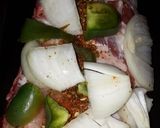 Foto del paso 1 de la receta: Costillar de cerdo con salsa romesco y papas al horno