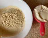 A picture of step 1 of Khandavi.
