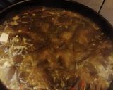 A picture of step 5 of Hot and Sour Soup.