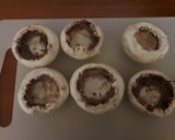 Camembert-es töltött gomba recept fázis 1 fotója