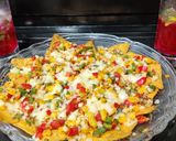 A picture of step 8 of Cheese Vegetables Nachos.
